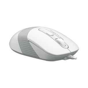 A4Tech FM10 USB 1600DPI Gri - Beyaz Mouse