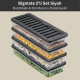 bigmate 2'li Şeffaf Saklama Kabı 2x1 Lt BGMT1115 Mikrodalga Buzdolabı ve Dondurucu Uyumlu Düzenleyici