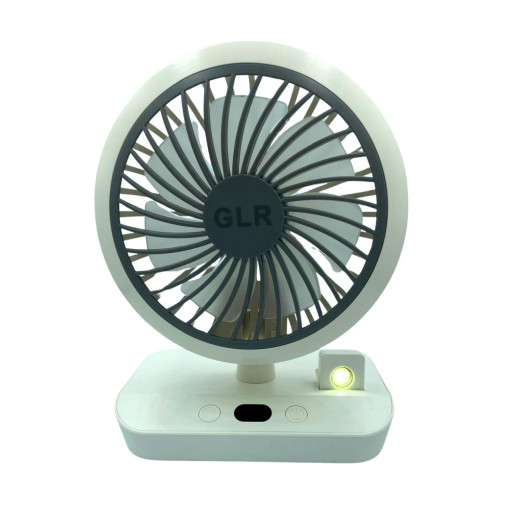 bigmate Beyaz Mini Masa Fanı Taşınabilir Serinletici Işıklı Şarjlı 4 Kademeli Döner Başlıklı Vantilatör Hız Ayarı HR002 bigmate Beyaz Mini Masa Fanı Taşınabilir Serinletici Işıklı Şarjlı 4 Kademeli Döner Başlıklı Vantilatör Hız Ayarı HR002