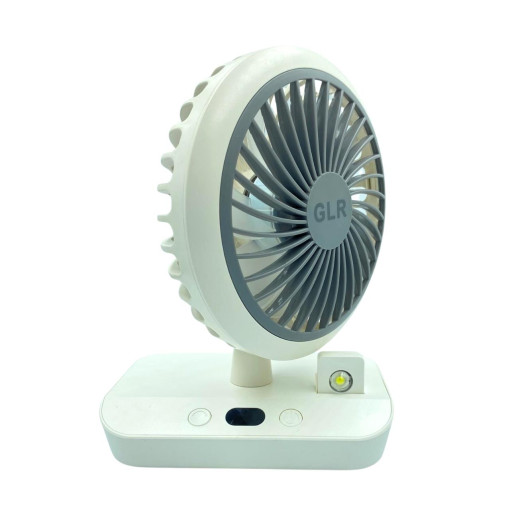 bigmate Beyaz Mini Masa Fanı Taşınabilir Serinletici Işıklı Şarjlı 4 Kademeli Döner Başlıklı Vantilatör Hız Ayarı HR002 bigmate Beyaz Mini Masa Fanı Taşınabilir Serinletici Işıklı Şarjlı 4 Kademeli Döner Başlıklı Vantilatör Hız Ayarı HR002