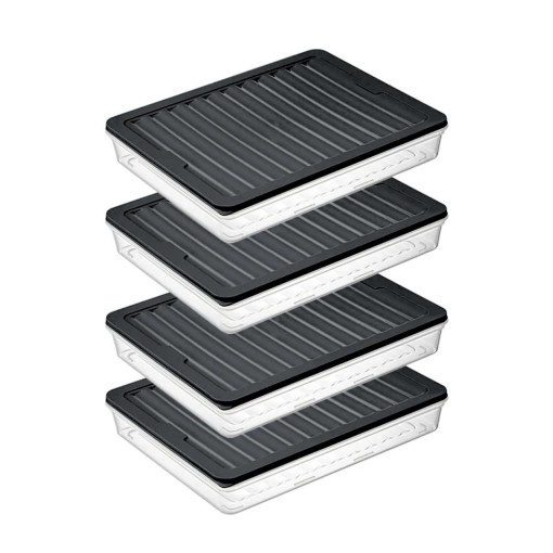 bigmate BGMT2525 4'lü Şeffaf Saklama Kabı 4x2,5 Lt Mikrodalga Buzdolabı ve Dondurucu Uyumlu Düzenleyici bigmate BGMT2525 4'lü Şeffaf Saklama Kabı 4x2,5 Lt Mikrodalga Buzdolabı ve Dondurucu Uyumlu Düzenleyici