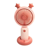 bigmate Mini El Fanı Taşınabilir Serinletici Işıklı Şarjlı Vantilatör 2 Kademeli Hız Ayarı YM88178