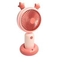 bigmate Mini El Fanı Taşınabilir Serinletici Işıklı Şarjlı Vantilatör 2 Kademeli Hız Ayarı YM88178