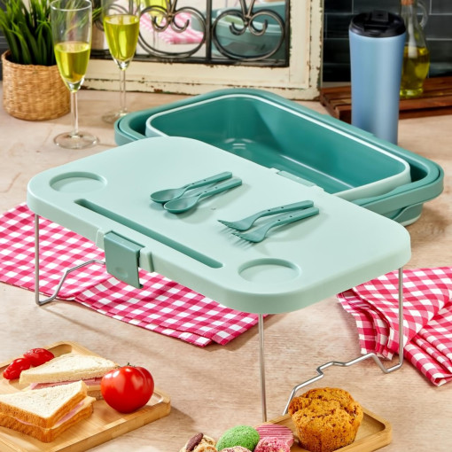 bigmate Portatif Katlanır Piknik Seti 25Lt Silikon Sepetli Masalı Piknik Sepeti bigmate Portatif Katlanır Piknik Seti 25Lt Silikon Sepetli Masalı Piknik Sepeti