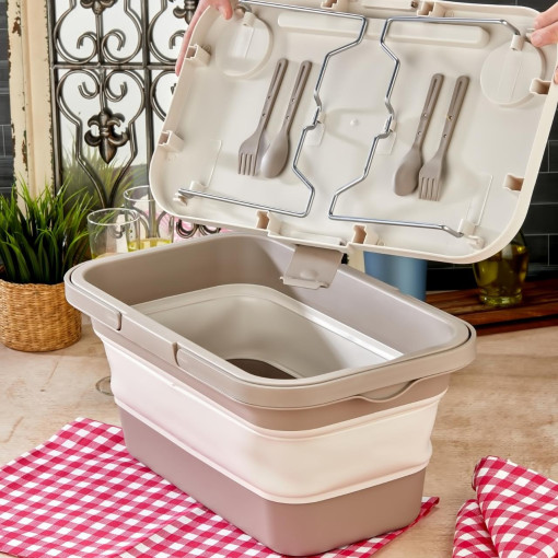 bigmate Portatif Katlanır Piknik Seti 25Lt Silikon Sepetli Masalı Piknik Sepeti bigmate Portatif Katlanır Piknik Seti 25Lt Silikon Sepetli Masalı Piknik Sepeti