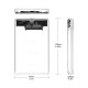 Codegen Codmax CDG-HDC-30TC  2.5" USB 3.1 Sata 3 Şeffaf Harici Harddisk Kutusu