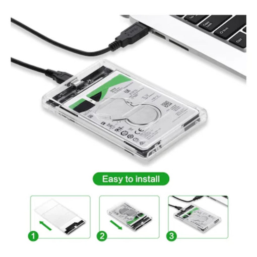Codegen Codmax CDG-HDC-30TC  2.5" USB 3.1 Sata 3 Şeffaf Harici Harddisk Kutusu