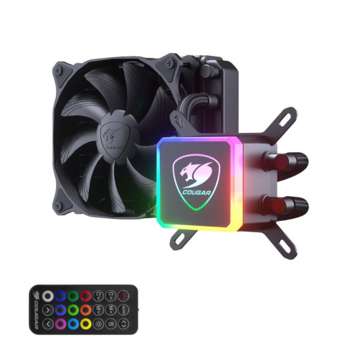 Cougar AQUA 120MM RGB CGR-AQUA-120 Siyah Sıvı Soğutma Sistemi