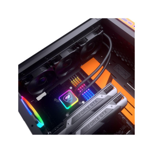 Cougar AQUA 120MM RGB CGR-AQUA-120 Siyah Sıvı Soğutma Sistemi