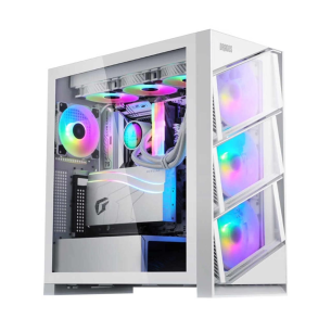 Dragos Air 4x Argb Fan USB 3.0 + Type C ( Power Supply Yok) ATX Oyuncu (Gaming) Bilgisayar Kasası Beyaz