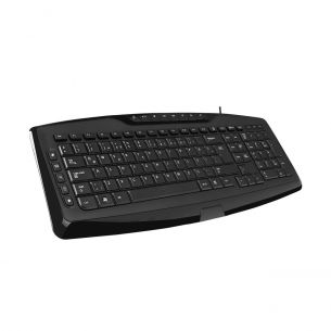 Everest KB-920 Siyah USB Full Boy Q Ofis 14 Multimedia Tuşlu Klavye