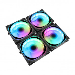 Frisby FCL-F1274C 4 x 120MM Argb 4'lü Fan Seti Kit Sessiz Rgb Kasa Fanı