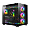 Gametech Prime V2 Tuş Kontrollü RGB 7x120mm Fan Oyuncu (Gaming) Bilgisayar Kasası