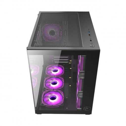 Gametech Prime V2 Tuş Kontrollü RGB 7x120mm Fan Oyuncu (Gaming) Bilgisayar Kasası