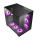 Gametech Prime V2 Tuş Kontrollü RGB 7x120mm Fan Oyuncu (Gaming) Bilgisayar Kasası