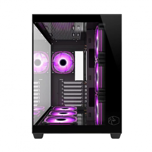 Gametech Prime V2 Tuş Kontrollü RGB 7x120mm Fan Oyuncu (Gaming) Bilgisayar Kasası