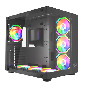 Gametech Prime V3 Tuş Kontrollü RGB 7x120mm Fan Oyuncu (Gaming) Bilgisayar Kasası