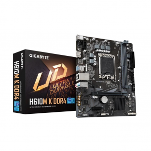 Gigabyte H610M-K Rev.1.0 2xddr4 M.2 HDMI 12-13.nesil LGA1700 Soket, Anakart
