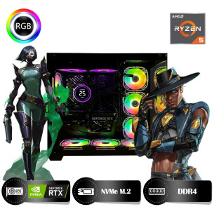 HYPER ROCKET One HRA164060 Ryzen 5 5600 16GB Ram 512GB Nvme M.2 SSD RTX4060 8GB Masaüstü Oyuncu Bilgisayarı