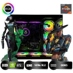 HYPER ROCKET One HRA324060 Ryzen 7 8700F 32GB Ram 1TB Nvme M.2 SSD RTX4060 8GB Masaüstü Oyuncu Bilgisayarı