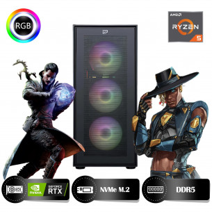 HYPER ROCKET Peak HRA323050 Ryzen 7 8700F 32GB Ram 1TB Nvme M.2 SSD RTX3050 8GB Masaüstü Oyuncu Bilgisayarı