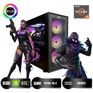 HYPER ROCKET Peak HRA323050 Ryzen 7 8700F 32GB Ram 1TB Nvme M.2 SSD RTX3050 8GB Masaüstü Oyuncu Bilgisayarı