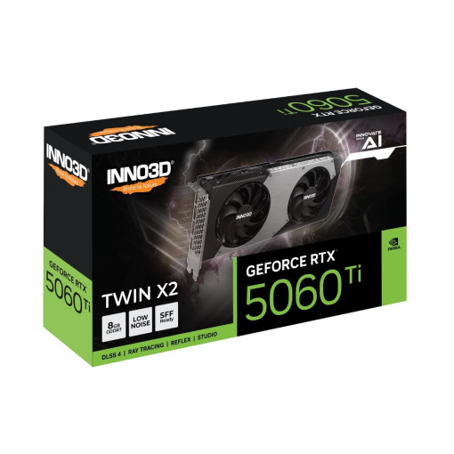 Inno3D RTX 5060 TI Twin X2 N506T2-08D7-193075N 128 Bit GDDR7 8 GB Ekran Kartı