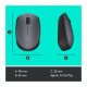 Logitech M170 910-004642 Optik Kablosuz Gri-Siyah Mouse