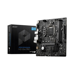 Msı H510M Pro Soket 1200 Ddr4 3200 Pcı-E Gen 4 ,m.2 Usb3.2 1x 1g Lan Matx Anakart