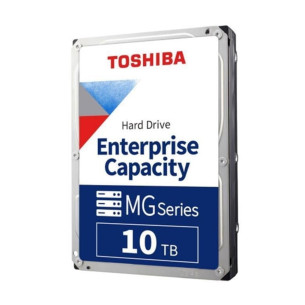 Toshiba 10TB 3.5" 7200 SATA3 512MB ENT MG 512e MG10ADA10TE RV7/24 Bulk Güvenlik Diski