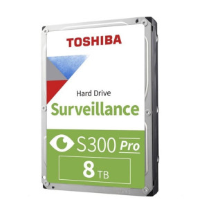 Toshiba 8TB 3,5" 7200 SATA3 512MB S300 PRO 180TB/Y MD10ADA800V 7/24 Güvenlik Diski