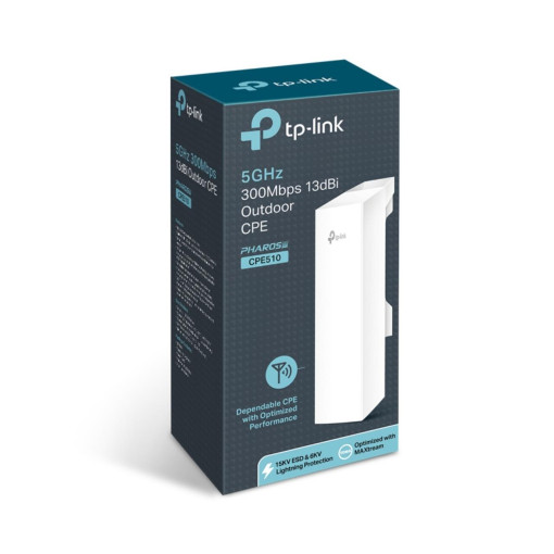 TP-Link CPE510 1 Port 300 Mbps 5 Ghz 13dPI Dış Mekan Kablosuz Access Point