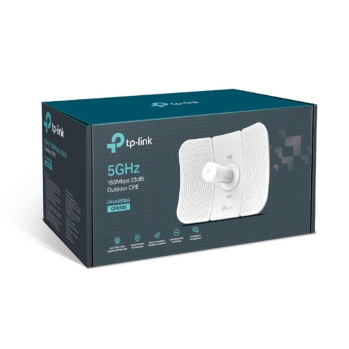 TP-Link CPE605 1 Port 150 Mbps 5GHz 23dBI Dış Ortam POE Access Point