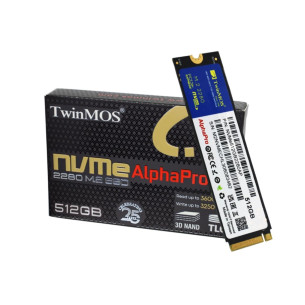 TwinMOS 512 GB M.2 PCIe Gen3 NVMe (3600-3250Mb/s) TLC 3DNAND NVMe NVMe512GB2280AP SSD Disk