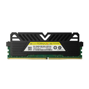 TwinMOS 8 GB DDR4 3200MHz CL22 TornadoX6 TMMDD48GB3200DKBX6 PC Ram (Soğutuculu)
