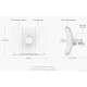 Ubiquiti Litebeam AC GEN2 LBE-5AC-GEN2 450 Mbps 5 Ghz Dış Mekan Access Point