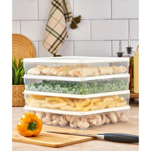 bigmate BGMT2525 4'lü Şeffaf Saklama Kabı 4x2,5 Lt Mikrodalga Buzdolabı ve Dondurucu Uyumlu Düzenleyici bigmate BGMT2525 4'lü Şeffaf Saklama Kabı 4x2,5 Lt Mikrodalga Buzdolabı ve Dondurucu Uyumlu Düzenleyici
