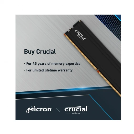 Crucial Pro 32 GB 5600MHz DDR5 CL46 CP32G56C46U5 Pc Ram Crucial Pro 32 GB 5600MHz DDR5 CL46 CP32G56C46U5 Pc Ram