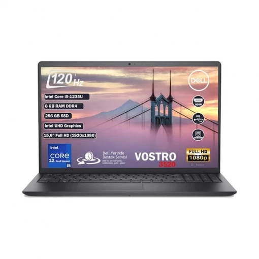 Dell Vostro N1605PVNB3520_U i5-1235U 8GB 256SSD O/B 15.6" Ubuntu Notebook Dell Vostro N1605PVNB3520_U i5-1235U 8GB 256SSD O/B 15.6" Ubuntu Notebook