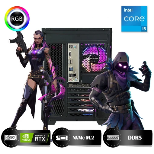 HYPER ROCKET One HRI164060-IC Intel Core i5-12400F 16GB Ram 512GB Nvme M.2 SSD RTX4060 8GB Masaüstü Oyuncu Bilgisayarı HYPER ROCKET One HRI164060-IC Intel Core i5-12400F 16GB Ram 512GB Nvme M.2 SSD RTX4060 8GB Masaüstü Oyuncu Bilgisayarı