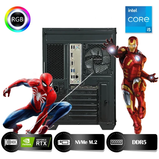 HYPER ROCKET One HRI164060-IC Intel Core i5-12400F 16GB Ram 512GB Nvme M.2 SSD RTX4060 8GB Masaüstü Oyuncu Bilgisayarı HYPER ROCKET One HRI164060-IC Intel Core i5-12400F 16GB Ram 512GB Nvme M.2 SSD RTX4060 8GB Masaüstü Oyuncu Bilgisayarı