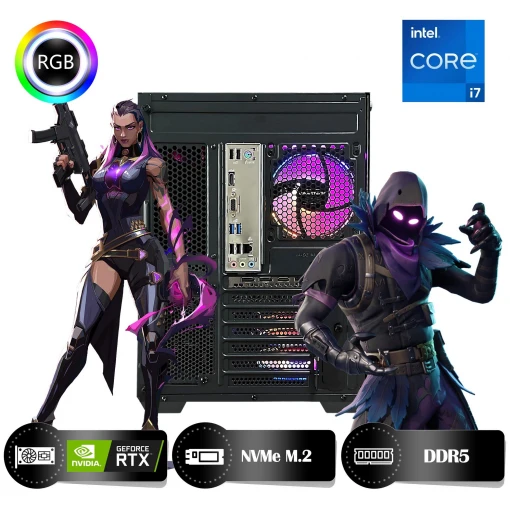 HYPER ROCKET One HRI644060-I7 Intel Core i7-13700F 64GB Ram 1TB Nvme M.2 SSD RTX4060 8GB Masaüstü Oyuncu Bilgisayarı HYPER ROCKET One HRI644060-I7 Intel Core i7-13700F 64GB Ram 1TB Nvme M.2 SSD RTX4060 8GB Masaüstü Oyuncu Bilgisayarı