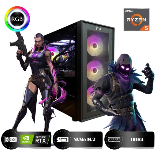HYPER ROCKET Peak HRA163060PK Ryzen 5 5600 16GB Ram 500GB Nvme M.2 SSD RTX3060 12GB Masaüstü Oyuncu Bilgisayarı HYPER ROCKET Peak HRA163060PK Ryzen 5 5600 16GB Ram 500GB Nvme M.2 SSD RTX3060 12GB Masaüstü Oyuncu Bilgisayarı