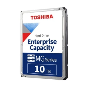 Toshiba 10TB 3.5" 7200 SATA3 512MB ENT MG 512e MG10ADA10TE RV7/24 Bulk Güvenlik Diski