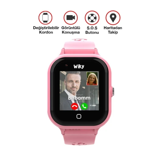 Wiky Watch 4S Pembe Akıllı Çocuk Saati