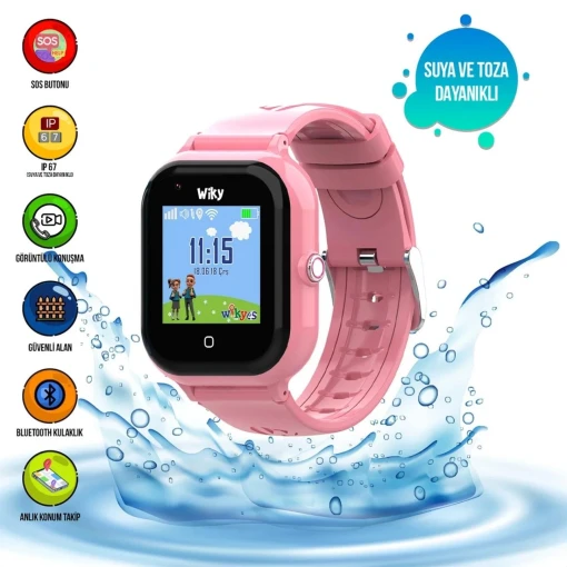 Wiky Watch 4S Pembe Akıllı Çocuk Saati